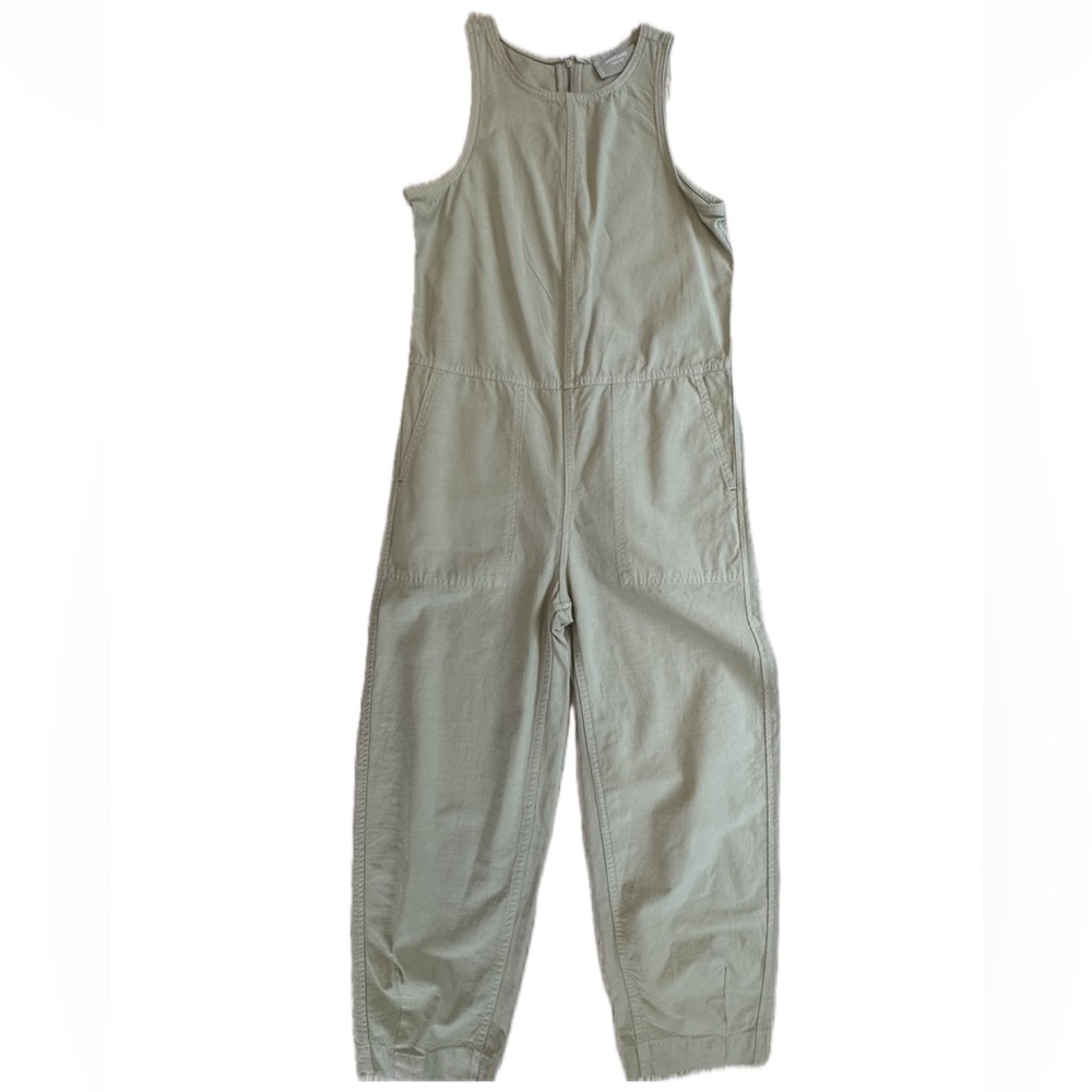 EVERLANE The Fatigue Jumpsuit in Pastel Green 4 - Picture 3 of 9